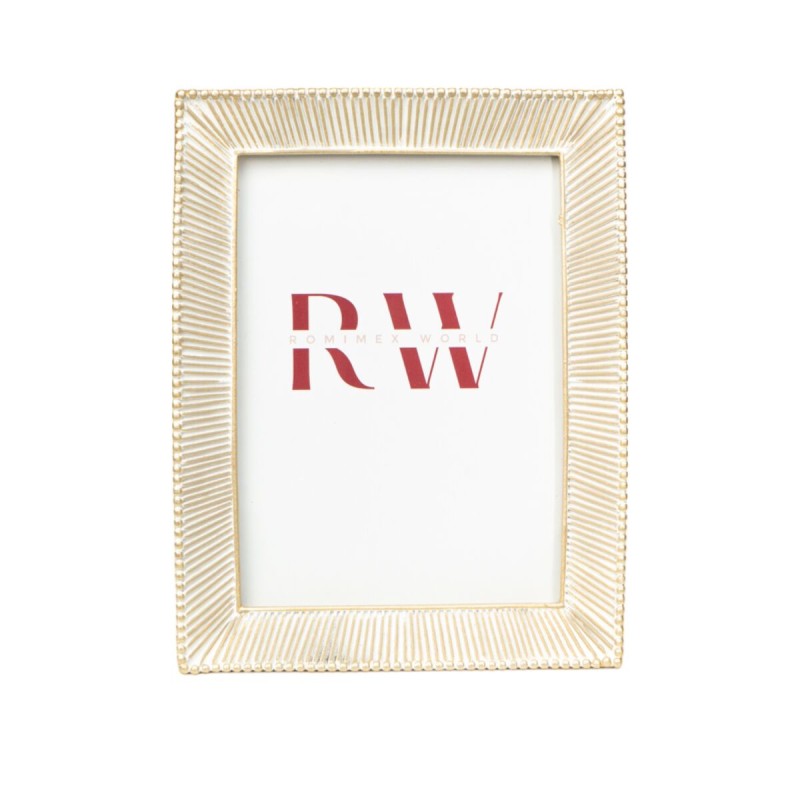 Photo frame Romimex Golden Resin 13 x 18 x 2 cm