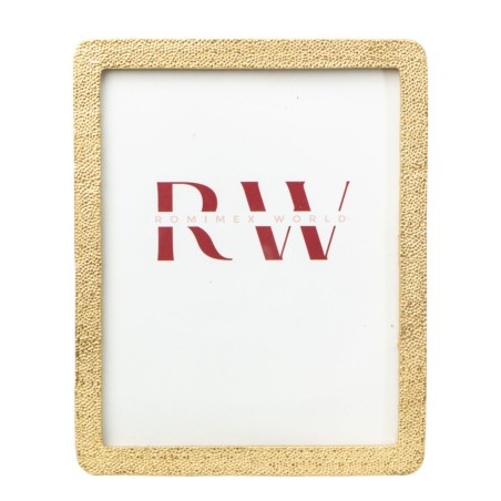 Photo frame Romimex Golden Resin 20 x 25 x 2 cm