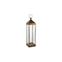 Lantern Romimex Antique Brown Metal 20 x 65 x 20 cm