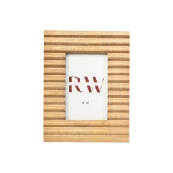 Photo frame Romimex Natural Mahogany wood 10 x 15 x 3 cm