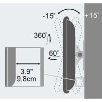 TV Halterung Techly ICA-LCD 201WH 13" 30" 23 kg