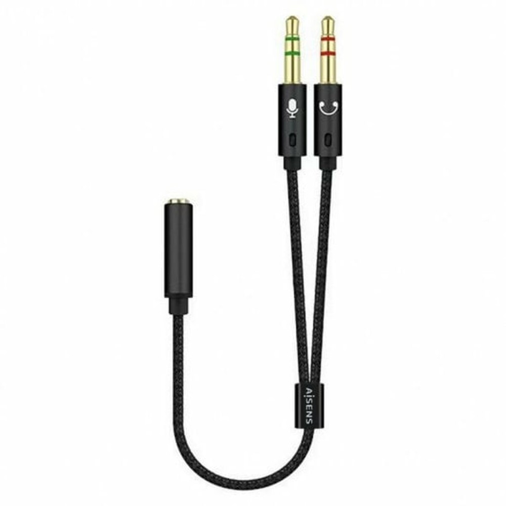 Audio Jack Adapter Aisens A128-0418 25 cm