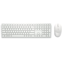 Clavier et souris sans fil Dell KM5221W-WH Blanc Qwerty US