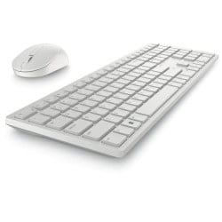 Clavier et souris sans fil Dell KM5221W-WH Blanc Qwerty US