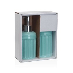 Bath Set Versa Blue Dolomite 6,8 x 17 x 6,8 cm