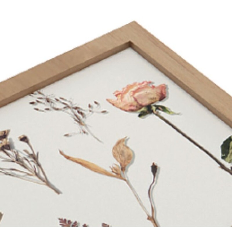 Dekorative Box Versa Blomster Holz MDF 24 x 7 x 24 cm