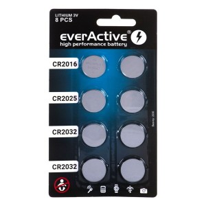 Batterien EverActive R2032 / CR2025 / CR2016 3 V (1 Stück)