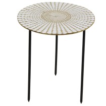 Table d'appoint Alexandra House Living Noir Doré 41 x 50 x 41 cm