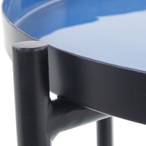 Table d'appoint Alexandra House Living Bleu Noir 50 x 52 x 50 cm