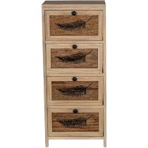 Colonnes Alexandra House Living Marron Rotin Fibre naturelle 40 x 94 x 30 cm