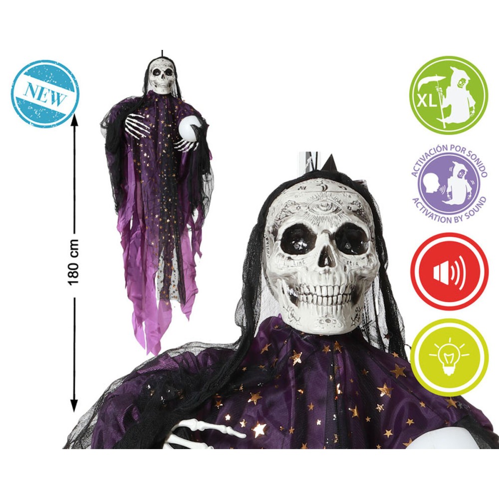 Halloween Decorations Skeleton 180 x 80 x 16 cm Witch