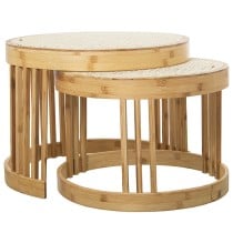 Set of 2 tables Alexandra House Living Brown Wood