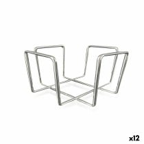 Porte-serviettes Quttin 17,5 x 17,5 x 9,5 cm (12 Unités) Chrome