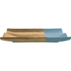 Tischdekoration Alexandra House Living Blau Gold 33 x 24 x 4 cm