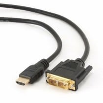 HDMI to DVI adapter GEMBIRD 5m, HDMI/DVI, M/M Black 5 m