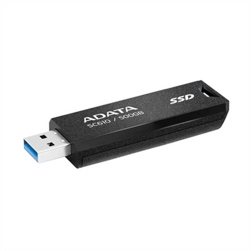 Externe Festplatte Adata SC610-500G-CBK SSD 500 GB Schwarz