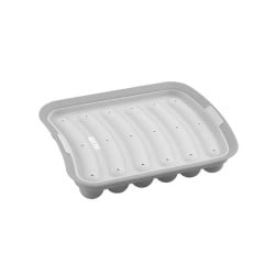 Moule à saucisse Quttin Micro-ondes Silicone 17 X 18 cm (24 Unités)