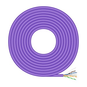 Câble RJ45 Catégorie 6 UTP Rigide Aisens A135-0748 Violet 305 m