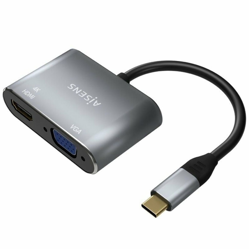 Adaptateur HDMI vers VGA Aisens A109-0627 Gris 15 cm