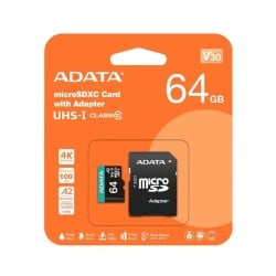 Micro SD-Karte Adata AUSDX64GUI3V30SA2 64 GB