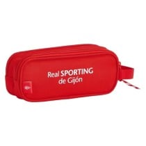 School Toilet Bag Real Sporting de Gijón Red 21 x 8 x 6 cm