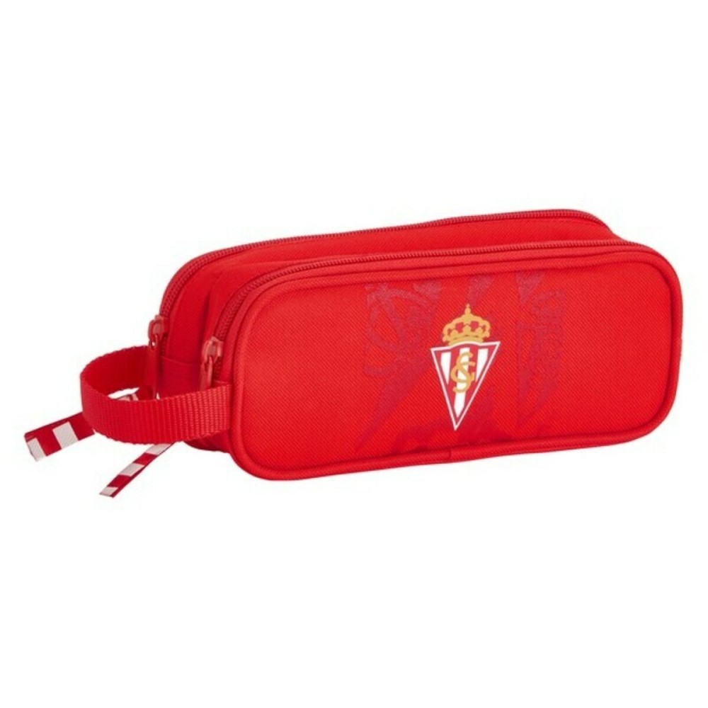 School Toilet Bag Real Sporting de Gijón Red 21 x 8 x 6 cm