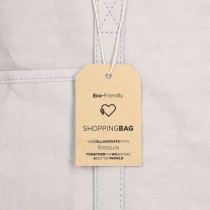 Shopping Bag KSIX Grey Polyester kraft paper