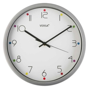 Wall Clock Versa Plastic (0,4 x 30,5 x 30,5 cm)