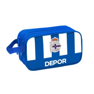 Trousse de Toilette R. C. Deportivo de La Coruña Bleu Blanc 26 x 15 x 12.5 cm