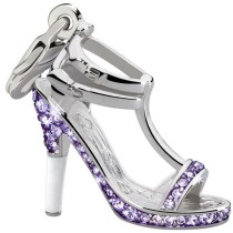 Pendentif Femme Glamour GS4-19  Violet (4 cm)