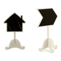 Ardoise BIG-S3602308 Flèches Support pied Maison 13,5 x 25 x 15 cm