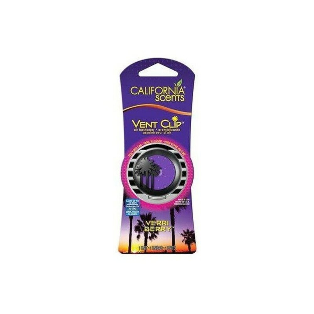 Désodorisant Pour Voiture California Scents Vent Clip Verry Berry Fraise