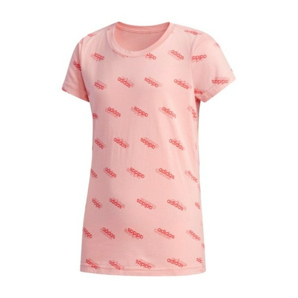 Kurzarm-T-Shirt für Kinder Adidas YG FAV T Rosa