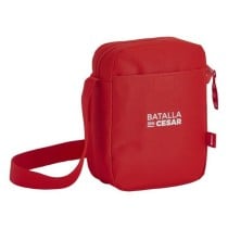 Schultertasche Real Sporting de Gijón Rot (16 x 22 x 6 cm)