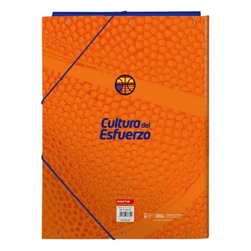 Dossier Valencia Basket M068 Bleu Orange A4