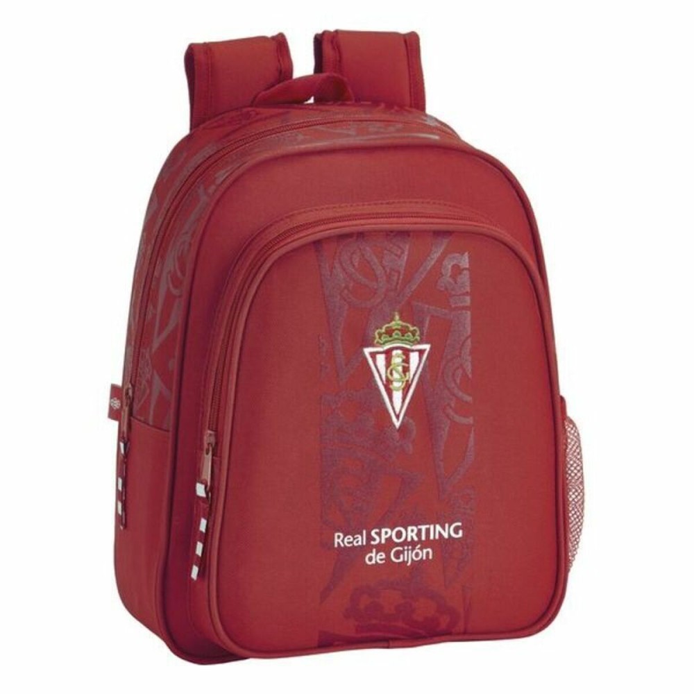 Kinderrucksack Real Sporting de Gijón Rot