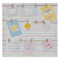 Cadre Photos DKD Home Decor Sunshine Multicouleur Toile Bébé 50 x 2 x 50 cm