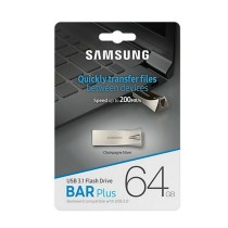 USB Pendrive 3.1 Samsung Bar Plus Silberfarben