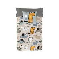 Housse de Couette Costura Dogs Lit 1 persone (150 x 220 cm)