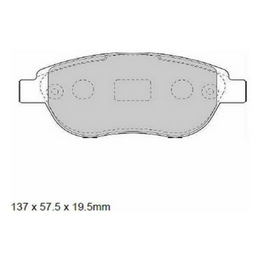 Brake pads Black Diamond PP590 Ventilated Frontal