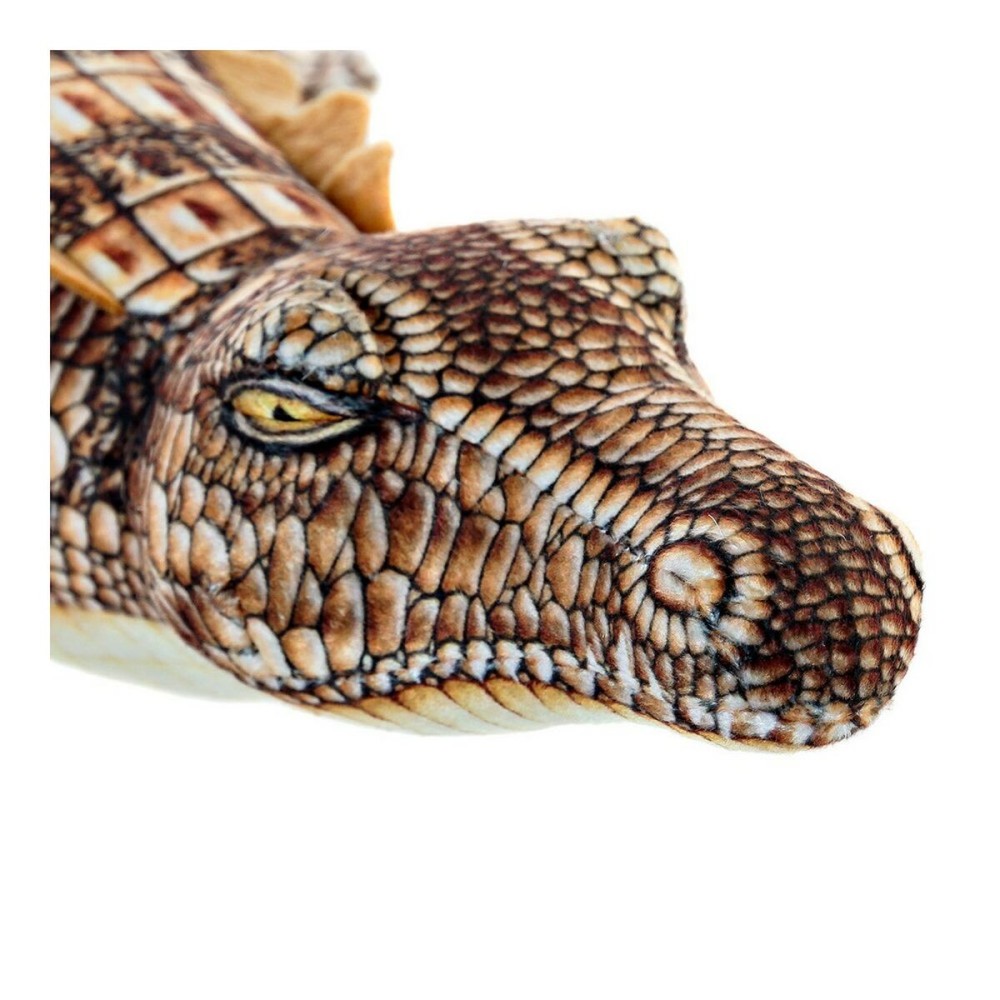 Jouet Peluche DKD Home Decor S3016335 Marron Enfant Crocodile 46 x 22 x 8 cm