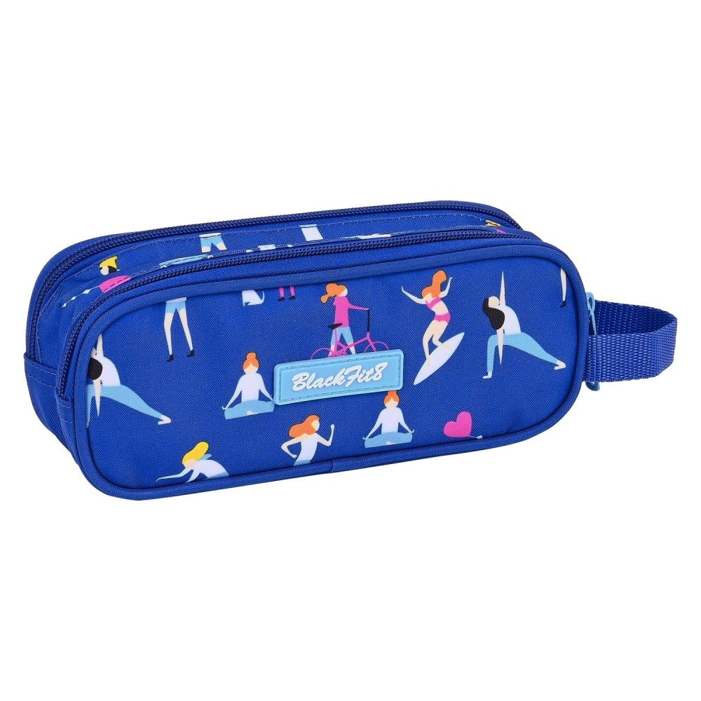 Zweifaches Mehrzweck-Etui Go Girls BlackFit8 Go girls Blau 21 x 8 x 6 cm