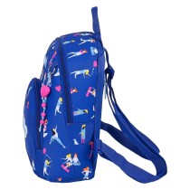 Lässiger Rucksack BlackFit8 Go Girls Blau (25 x 30 x 13 cm)