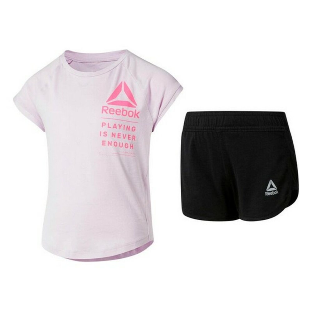 Children's Sports Outfit Reebok G ES SS MONGLW BABY Pink