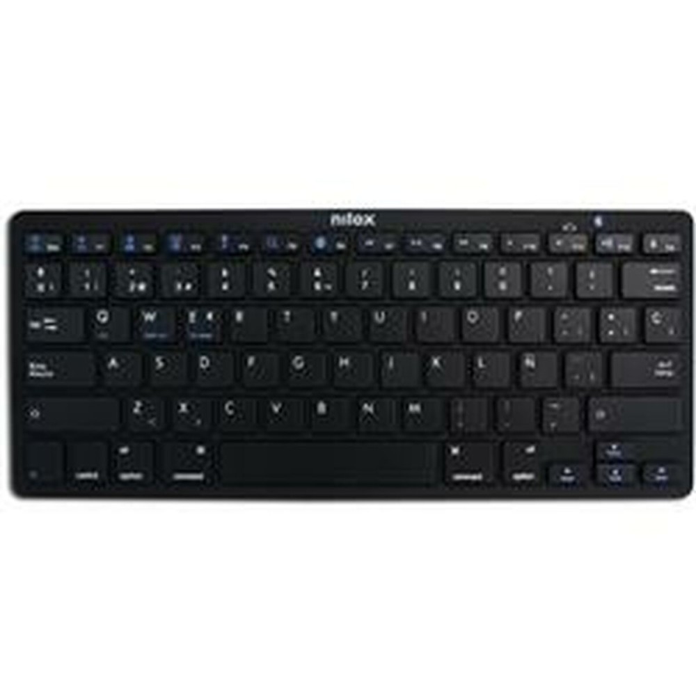 Drahtlose Tastatur Nilox NXKB01B Qwerty Spanisch Schwarz