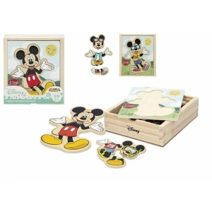 Puzzle enfant en bois Disney Bois (19 pcs)