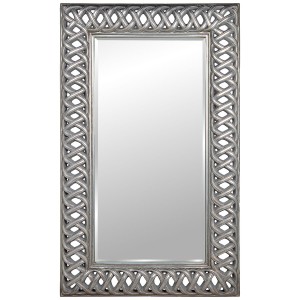 Wall mirror Alexandra House Living Silver 92 x 7 x 152 cm