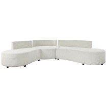 Canapé DKD Home Decor Blanc Bois Moderne 250 x 241 x 66 cm