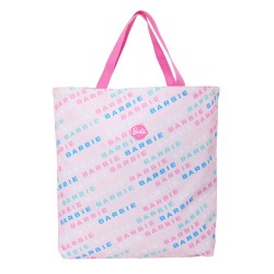 Sac-à-main Femme Barbie Logomania Rose clair 50 x 45 x 10 cm