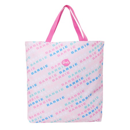 Sac-à-main Femme Barbie Logomania Rose clair 50 x 45 x 10 cm